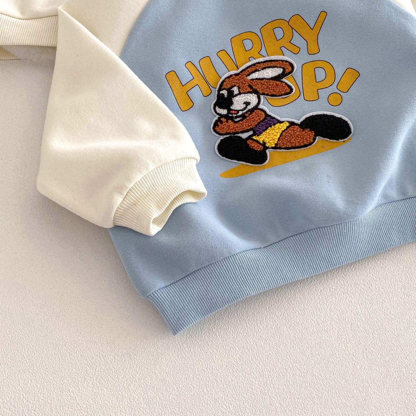 【BABY&KID】タオル刺繍カートゥーンスウェットSK103505