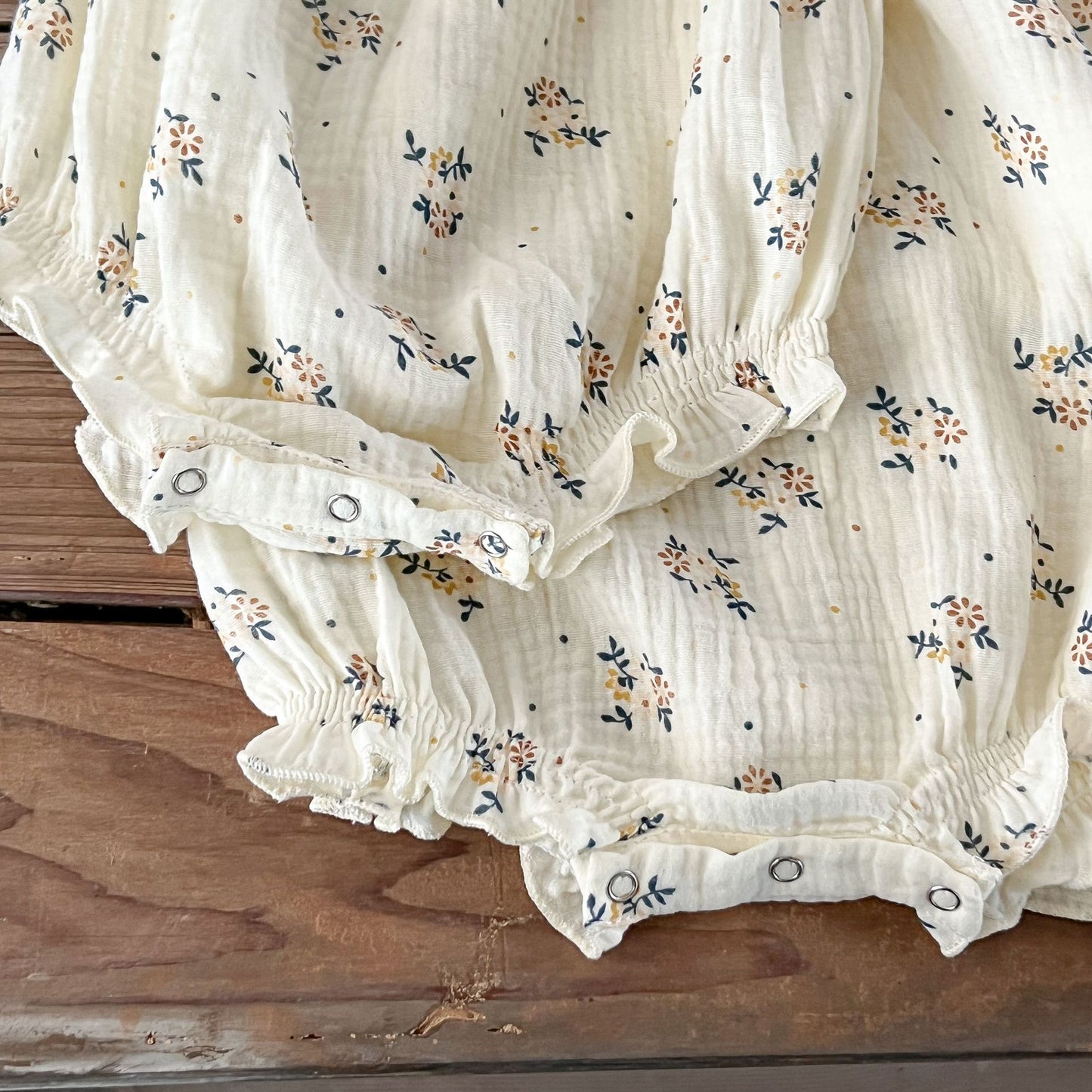 【BABY】コットン花柄半袖ロンパース、キャミロンパース、トップスセット、サロペットSK062112