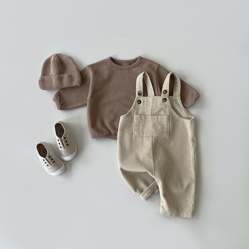 【BABY&KID】韓国風暖かいコーデュロイサロペットSK11325