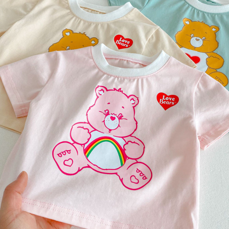 【BABY&KID】夏新作 ハートくまセットアップSK091213