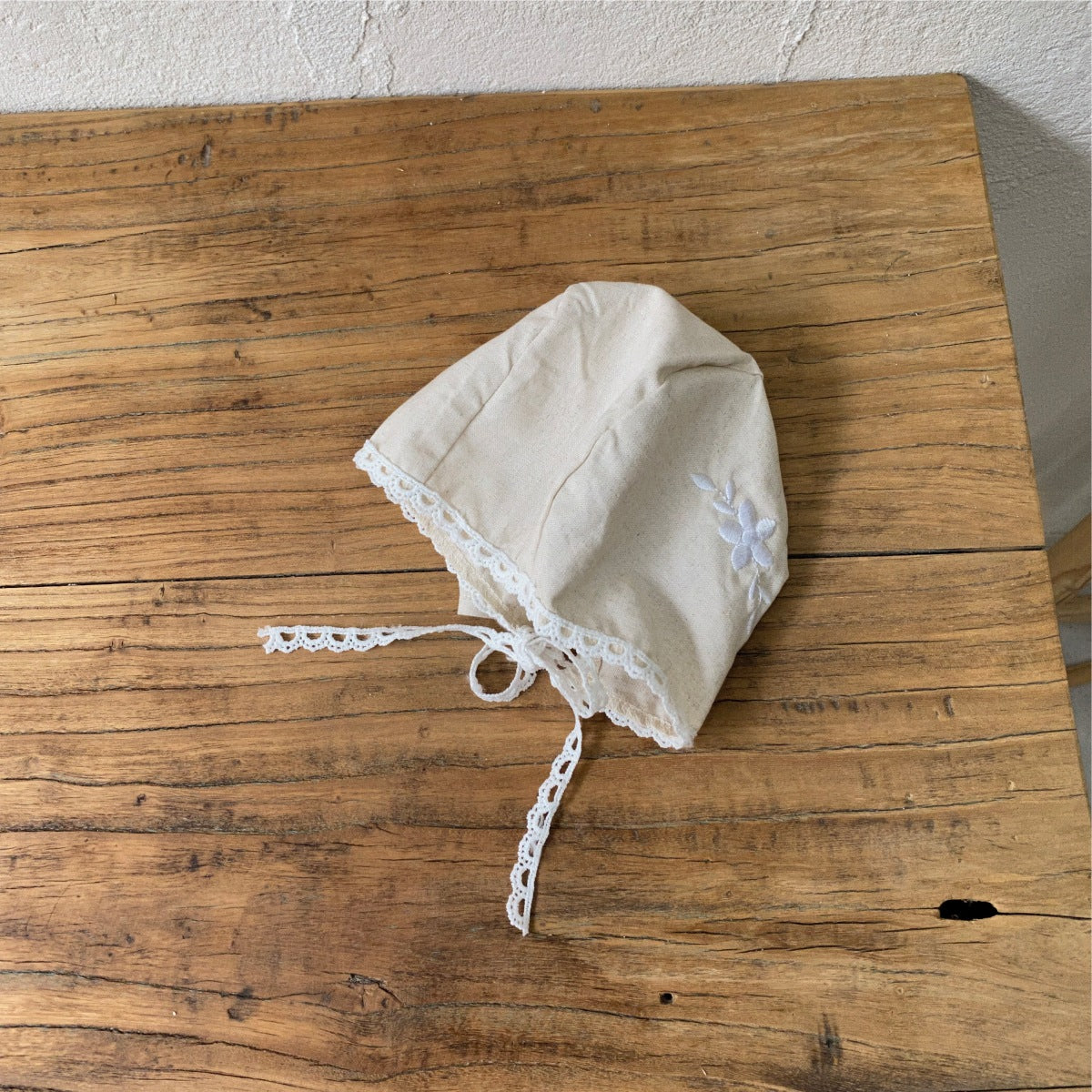 【BABY】夏新作 綿麻フラワー刺繍ロンパースSK091115