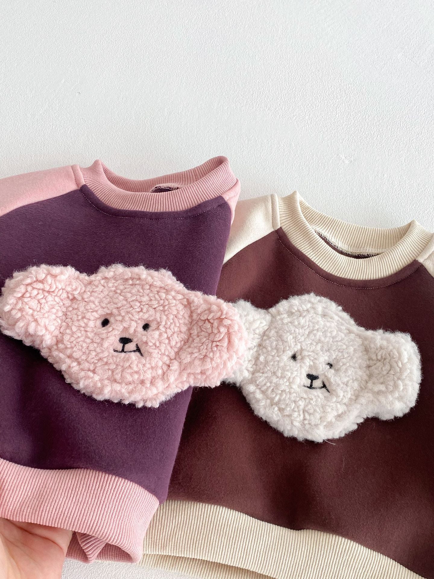 【BABY&KID】クマ柄カジュアルセットアップSK022402