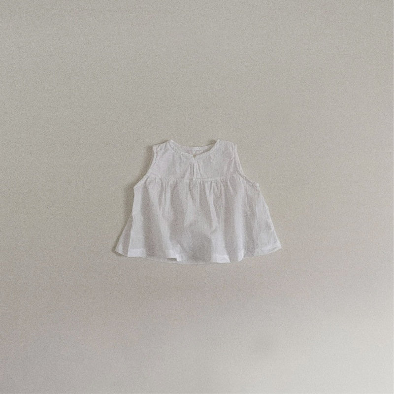 【BABY】夏新作 ノースリーブジャカードセットアップSK080219