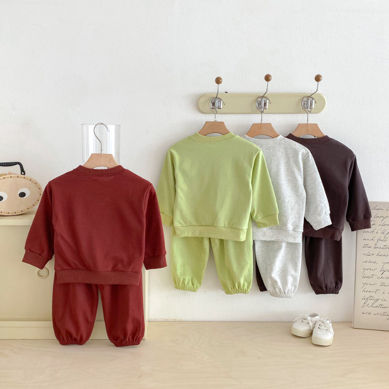【BABY&KID】英字カジュアルセットアップSK092934