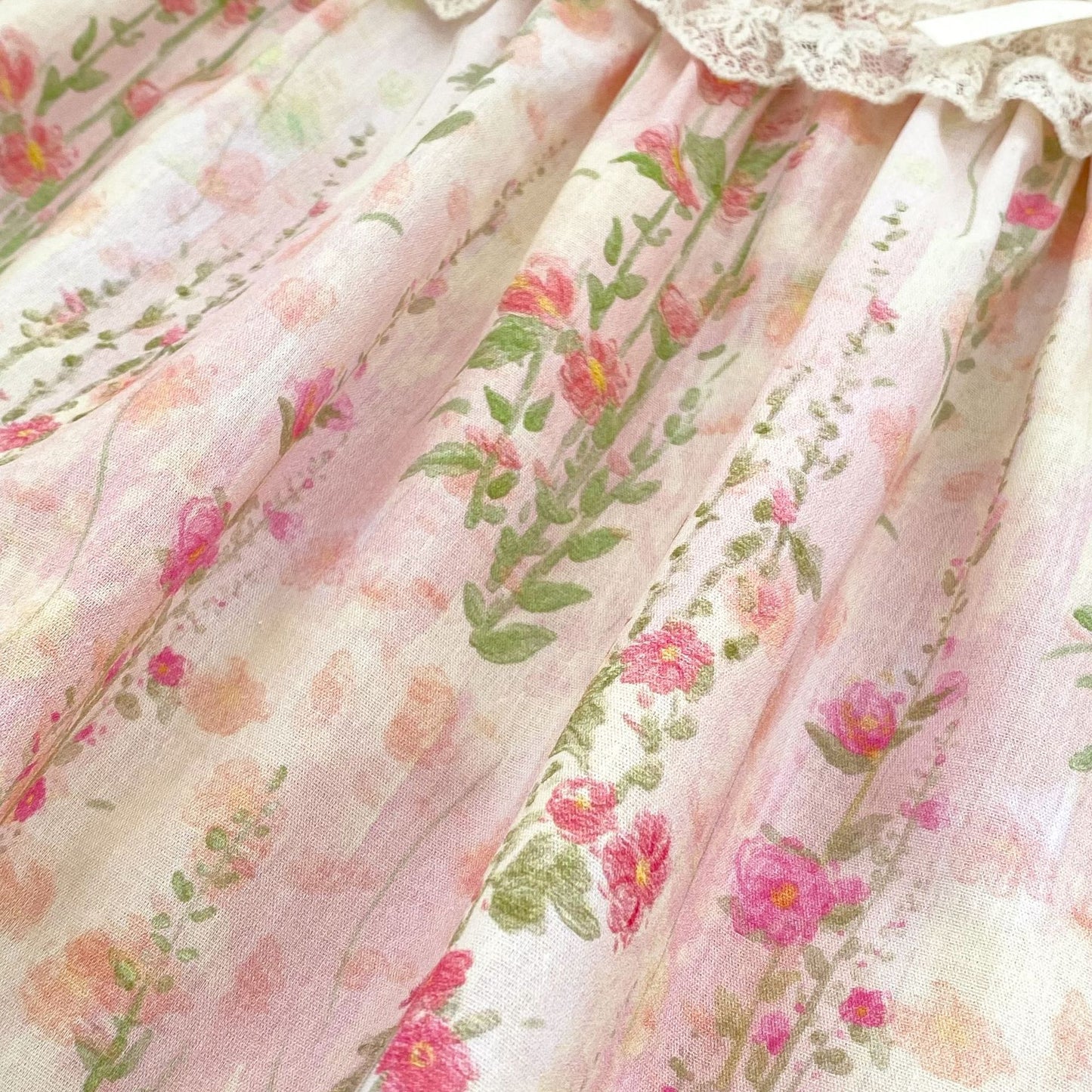 【姉妹服】夏新作 レース小花柄ロンパース、ワンピースSK081617