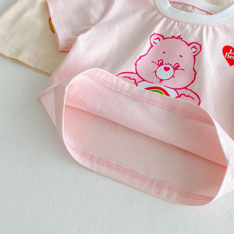 【BABY&KID】夏新作 ハートくまセットアップSK091213