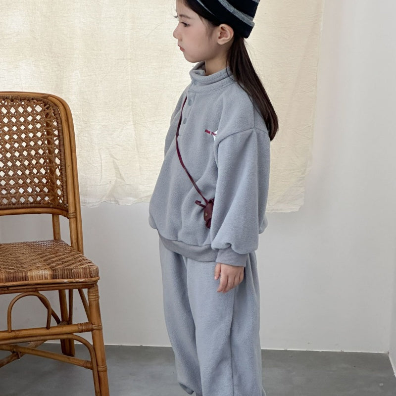 【BABY&KID】冬新作 カジュアル裏起毛セットアップSK102029