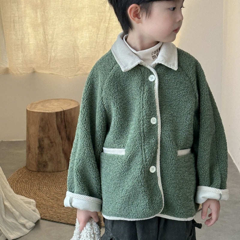 【BABY&KID】冬新作 シープボアアウターSK102028
