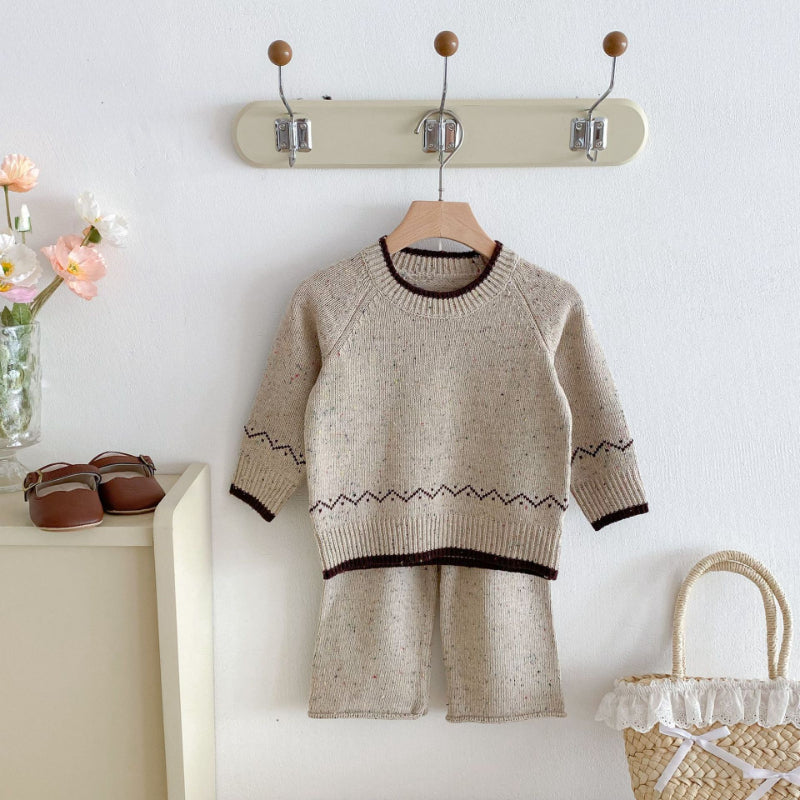 【BABY&KID】ジャカードカラフルドットニットセットアップSK092917
