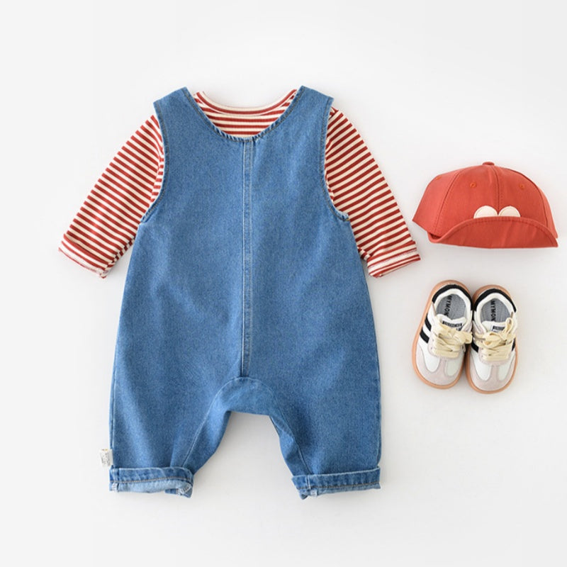 【BABY】アヒルデニムサロペットSK100519