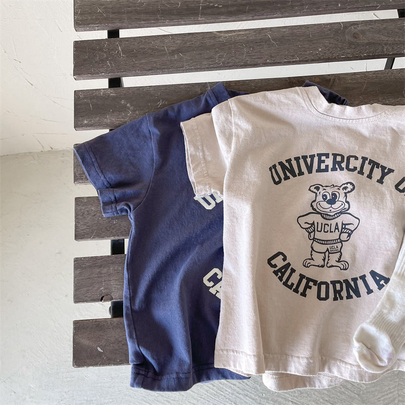 【BABY&KID】夏新作 韓国風コットンTシャツSK091620