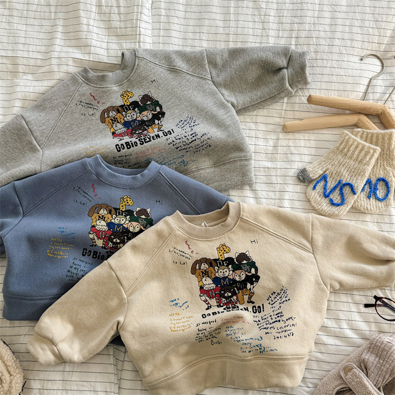 【BABY&KID】アニマルボアスウェットSK102335