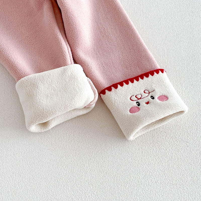 【BABY&KID】カートゥーン裏起毛ワンピース、トップス、レギンスSK108119