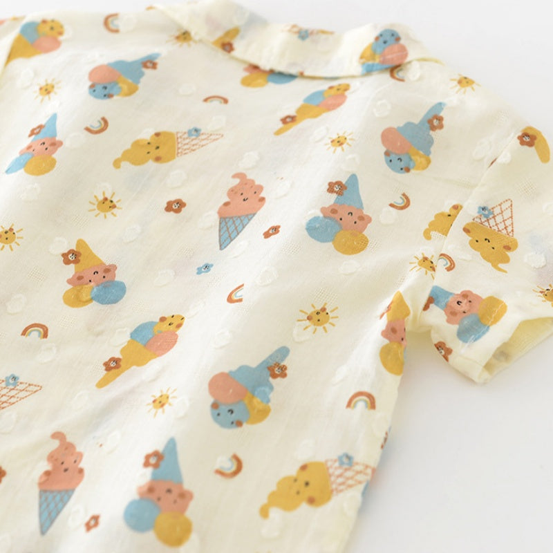【BABY】夏新作 アイス柄シャツSK081512