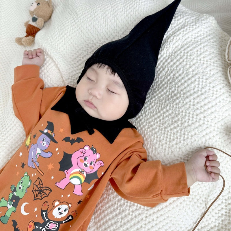 【BABY】ハロウィンアニマルプリントロンパースSK100904