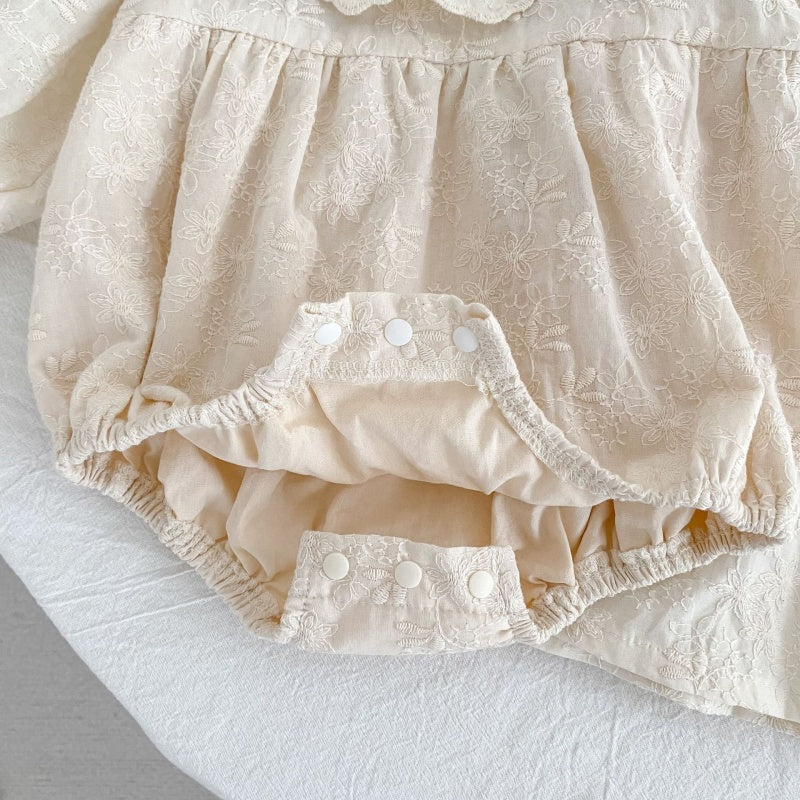 【BABY&KID】Round Neck Embroidered Romper, Dress SK107920