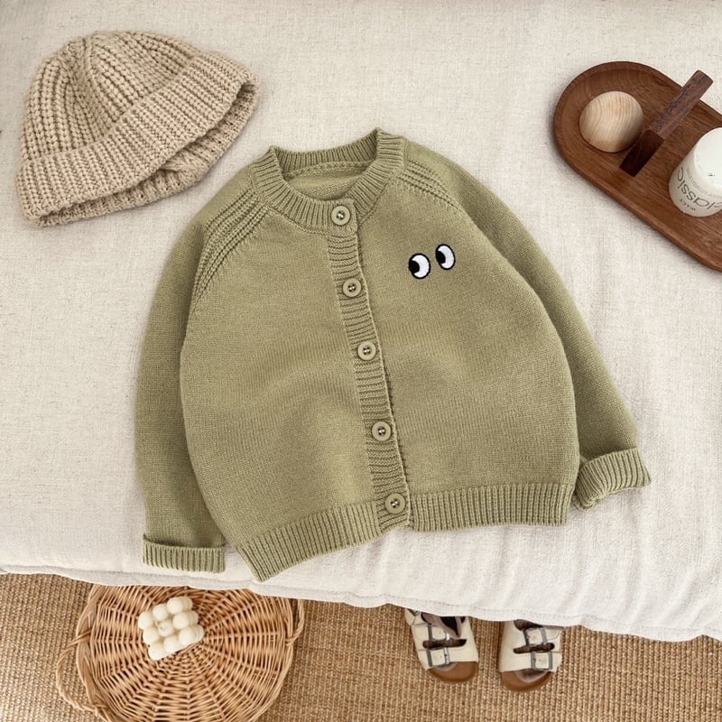 【BABY&KID】ビッグアイズオシャレカーディガンSK031609