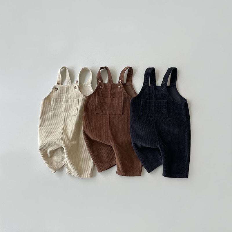 【BABY&KID】韓国風暖かいコーデュロイサロペットSK11325