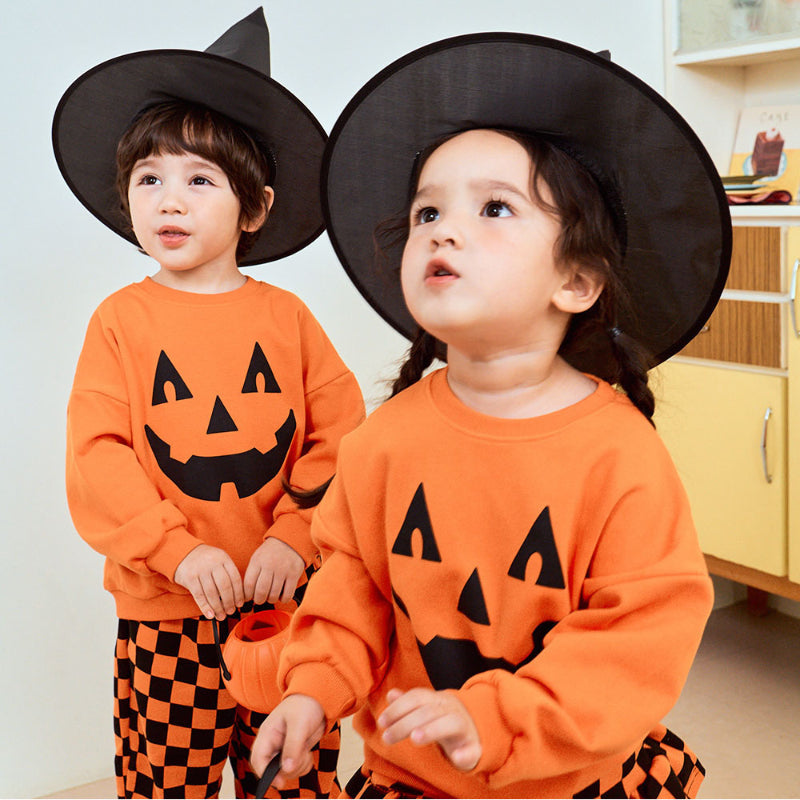 【BABY&KID】かぼちゃ風キッズセットアップSK101716