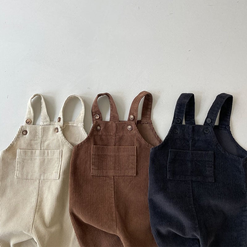 【BABY&KID】韓国風暖かいコーデュロイサロペットSK11325