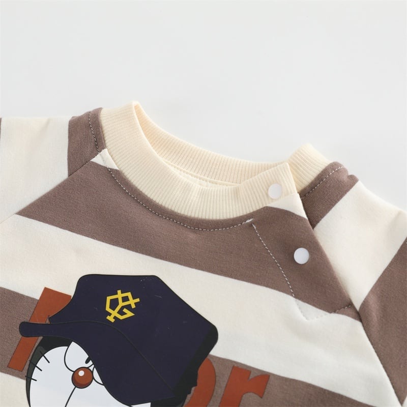 【BABY】 ベースボールボーダーロンパースSK051605