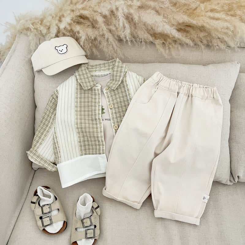 【BABY&KID】オシャレチェックトップスSK051401