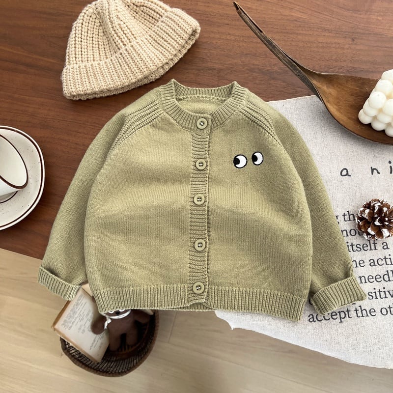 【BABY&KID】ビッグアイズオシャレカーディガンSK031609