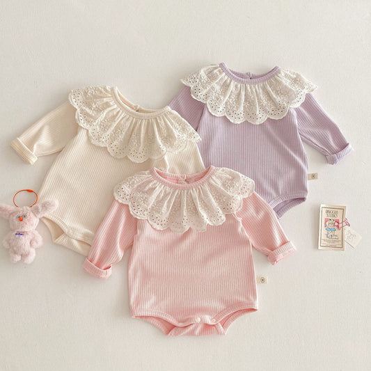 【BABY】パステルカラーリブロンパースSK030716