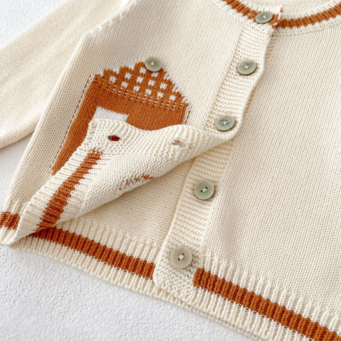 【BABY】クマ刺繡可愛いカーディガンSK051608