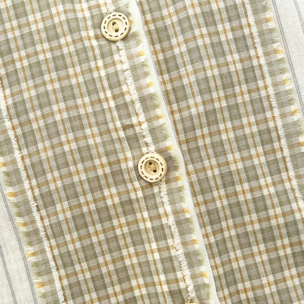 【BABY&KID】オシャレチェックトップスSK051401