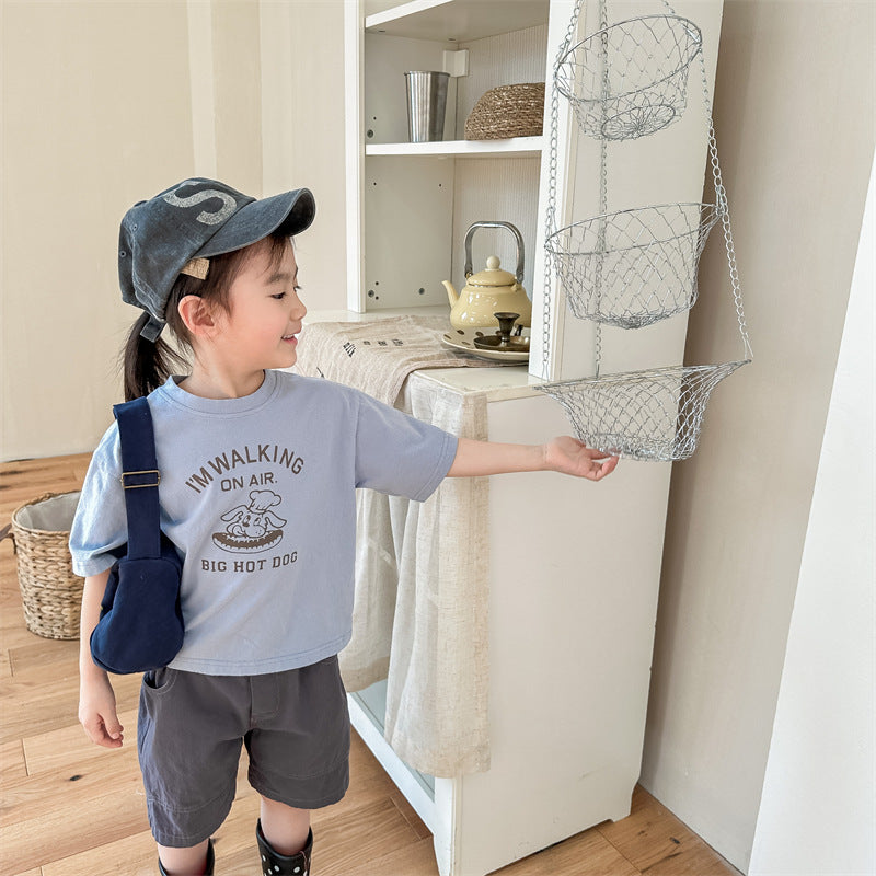【BABY&KID】夏新作 クルーネックキャラクタープリントTシャツSK091619