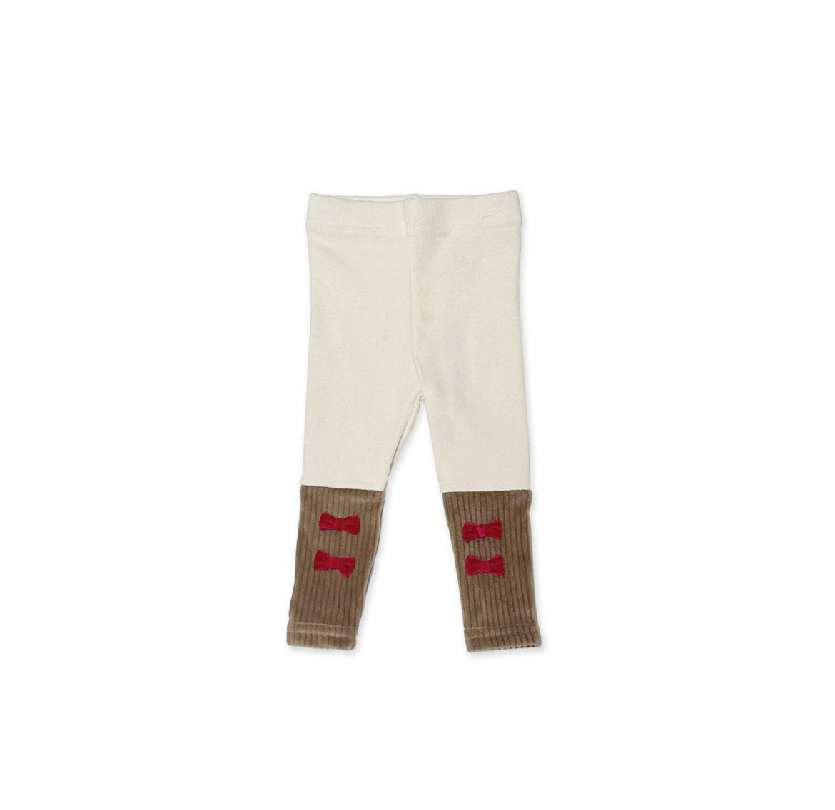 【BABY】ツリー&うさぎ柄ロンパース、蝶結びレギンス、角帽子SK102816