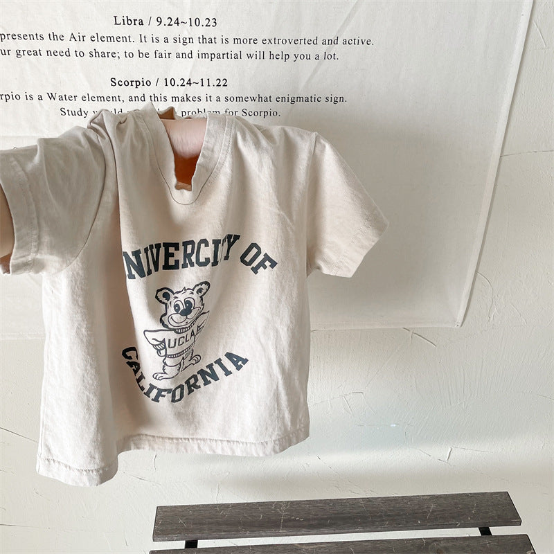 【BABY&KID】夏新作 韓国風コットンTシャツSK091620