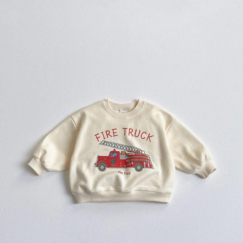 【BABY&KID】車プリントスウェットSK101551