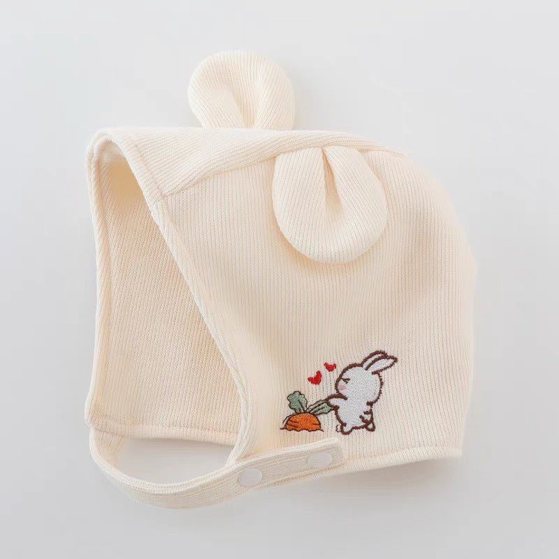 【HAT】にんじんうさぎ刺繍帽子SK101619