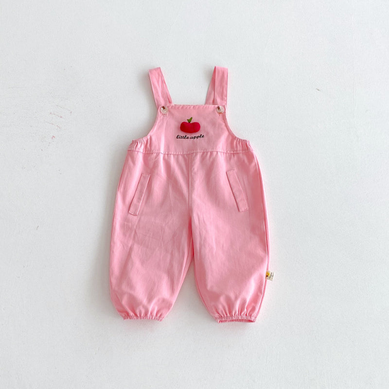 【BABY&KID】ボーダーフーディ、りんごサロペットSK100840