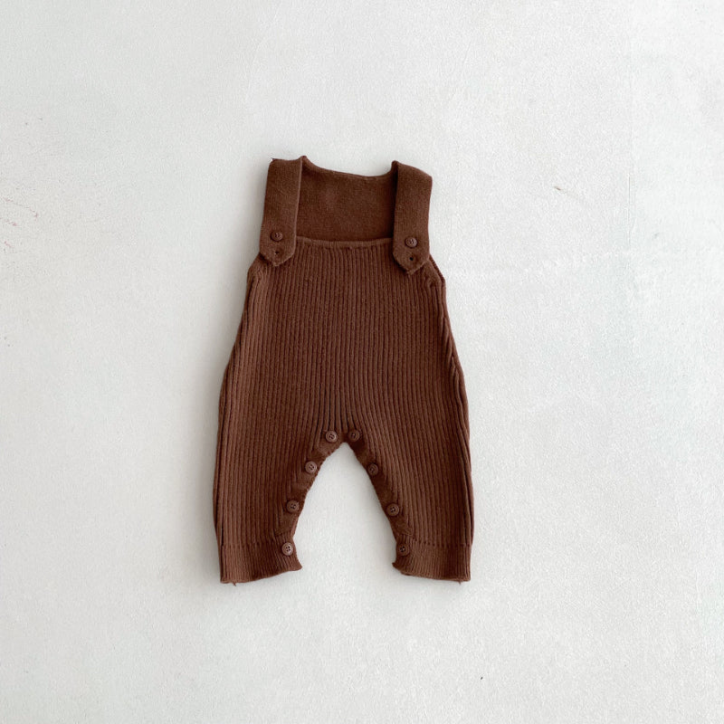 【BABY】シンプルニットサロペットSK092529