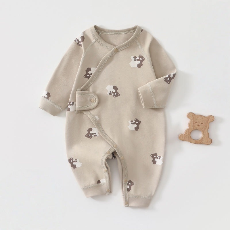 【BABY】北欧風アニマル柄カバーオールSK102602