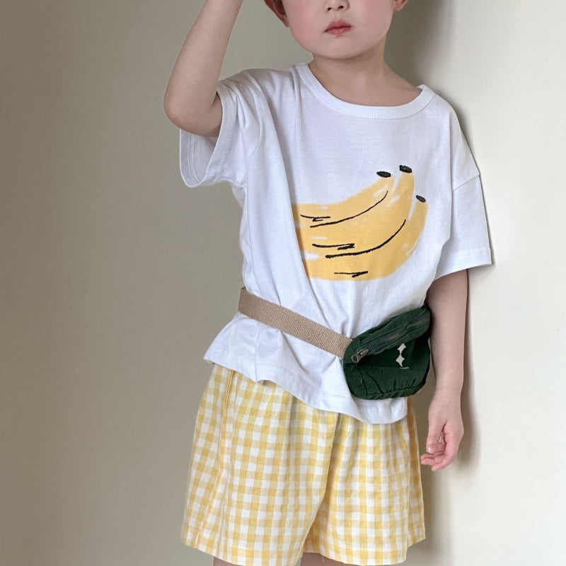 【BABY&KID】夏新作 フルーツプリントセットアップSK063006