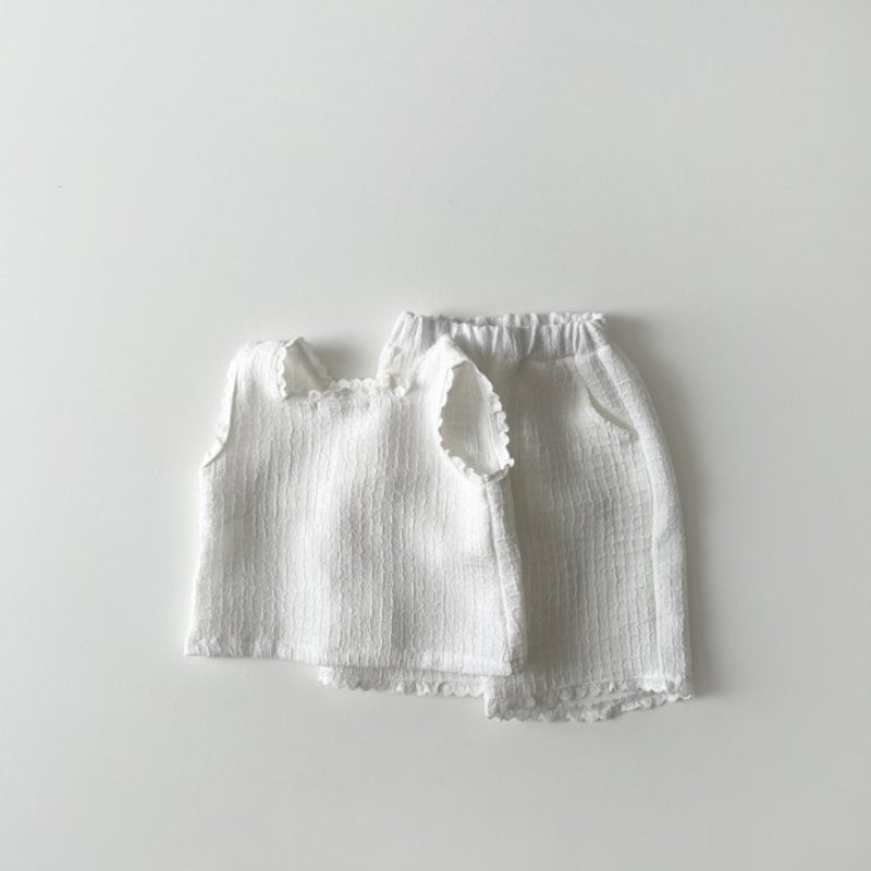 【BABY&KID】夏新作 フリルセットアップSK092225