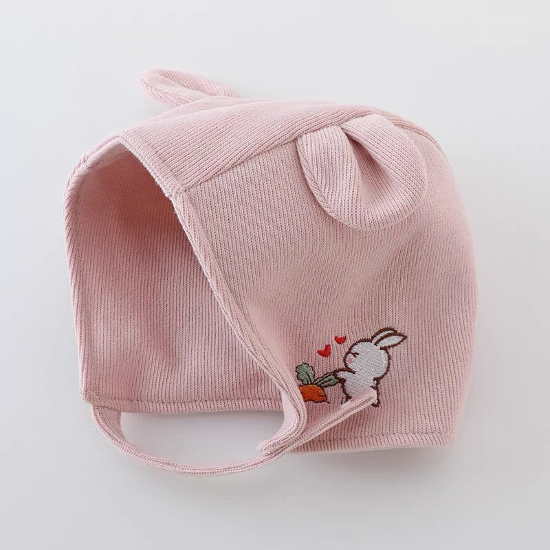 【HAT】にんじんうさぎ刺繍帽子SK101619