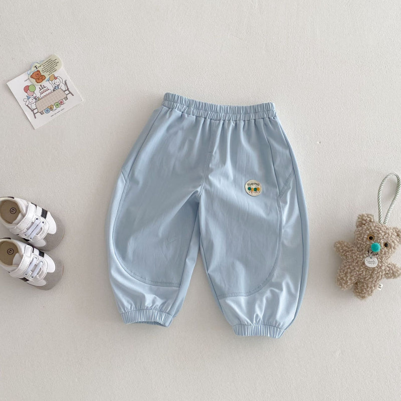 【BABY&KID】夏新作 きパッチワークカジュアルパンツSK070608