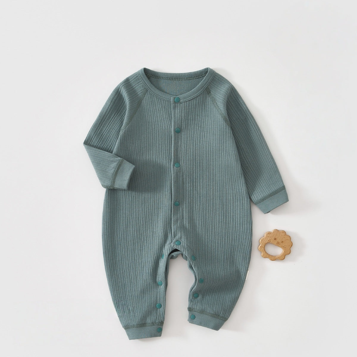 【BABY】北欧風無地やわらかカバーオールSK102619