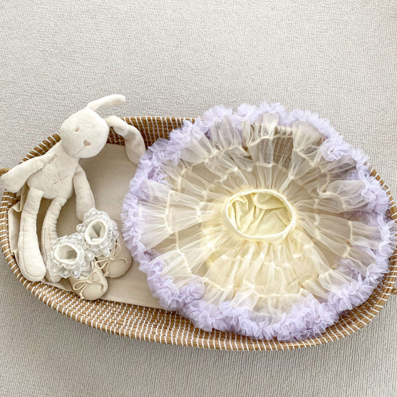 【BABY】夏新作 刺繍、無地ニットベスト、スカートSK071922