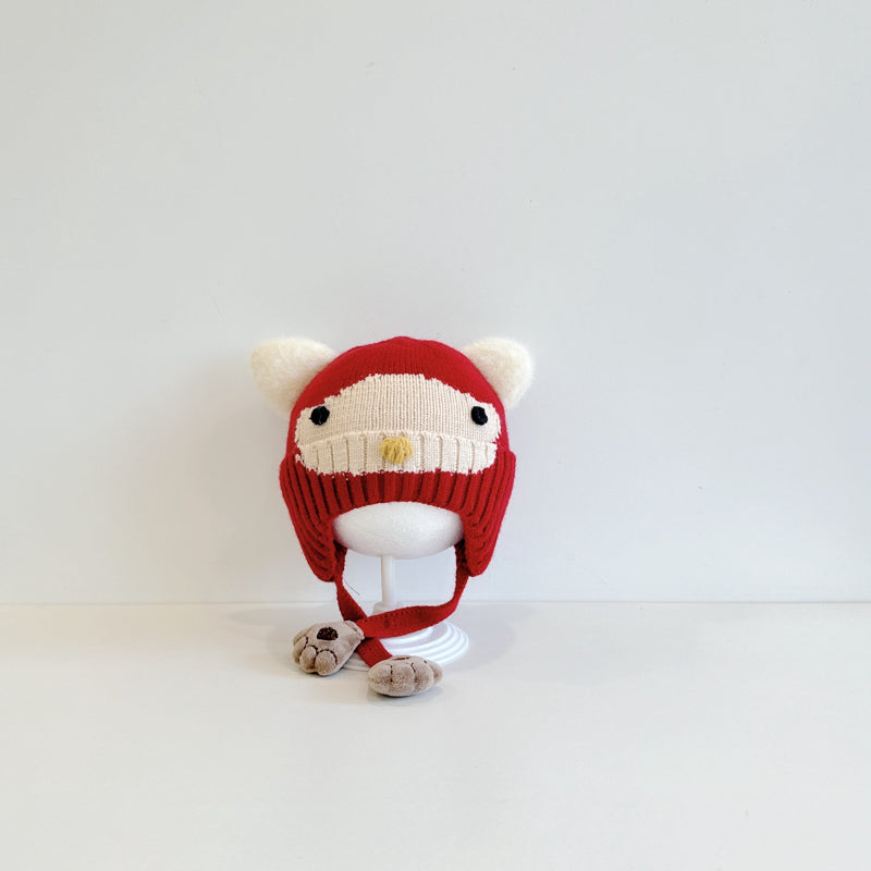 【HAT】フクロウ耳あて帽子SK101604