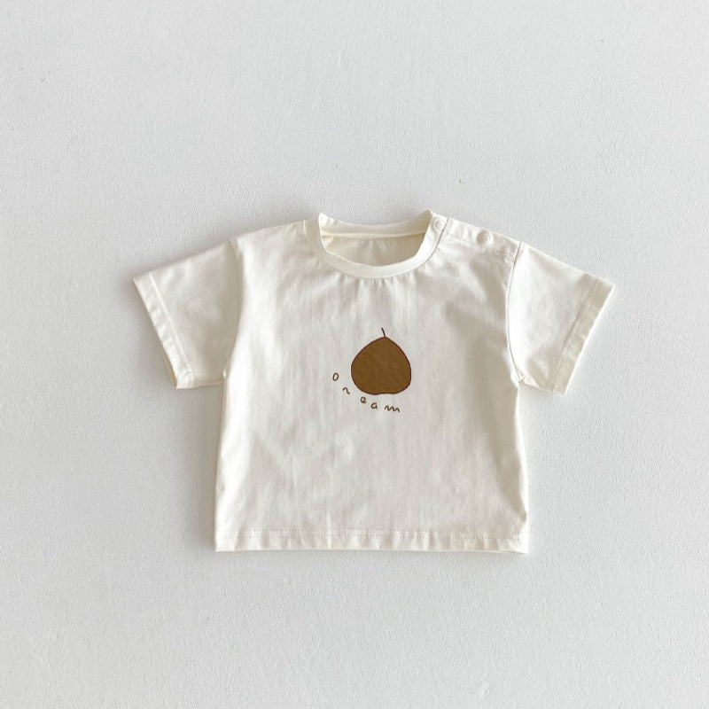 【BABY】夏新作 ベーシック無地サロペット、TシャツSK071022