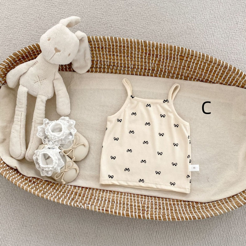 【BABY&KID】夏新作リボンサスペンダー、リボンショーツSK062920