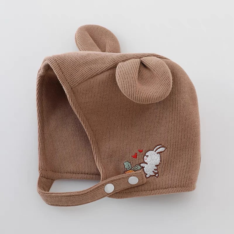 【HAT】にんじんうさぎ刺繍帽子SK101619