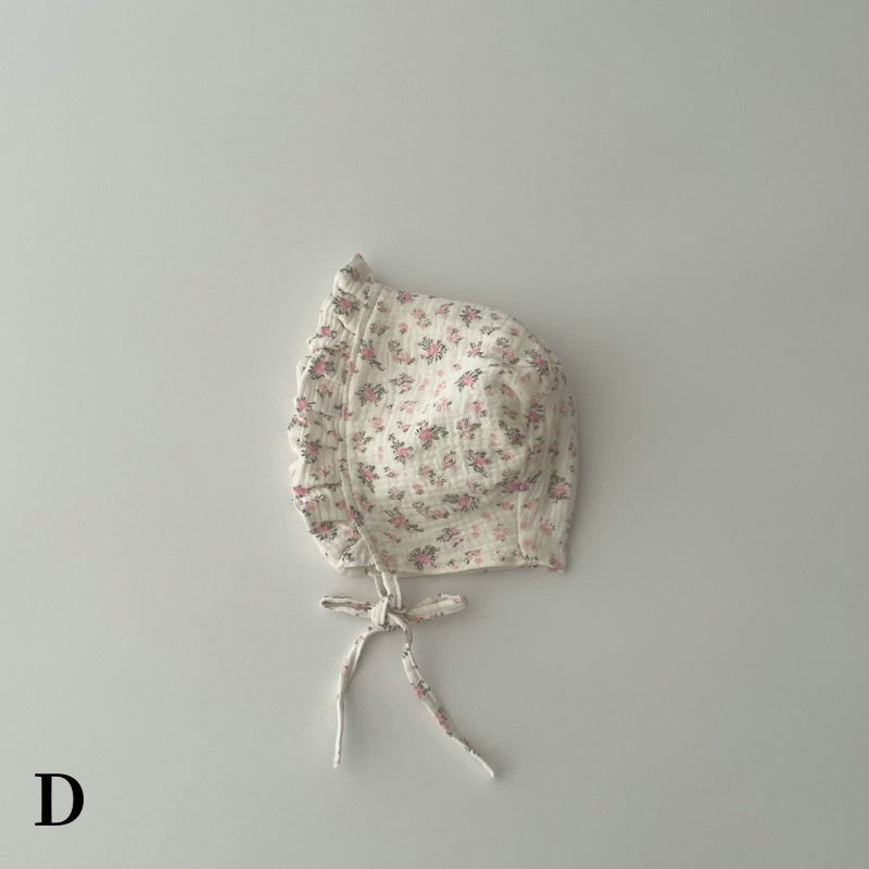 【HAT】レース縁ベビーボンネットSK101635