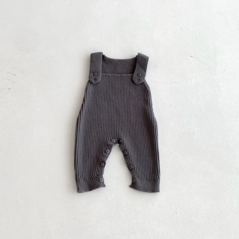 【BABY】シンプルニットサロペットSK092529